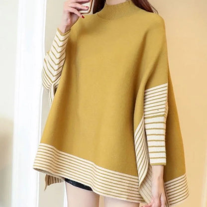 Flowy Sleeve Sweater – Elegant and Versatile for Cold Seasons