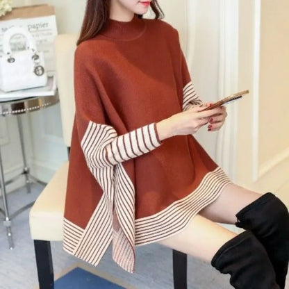 Flowy Sleeve Sweater – Elegant and Versatile for Cold Seasons